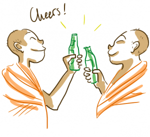 moines bouteilles
